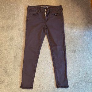 American Eagle Plum Jeggings